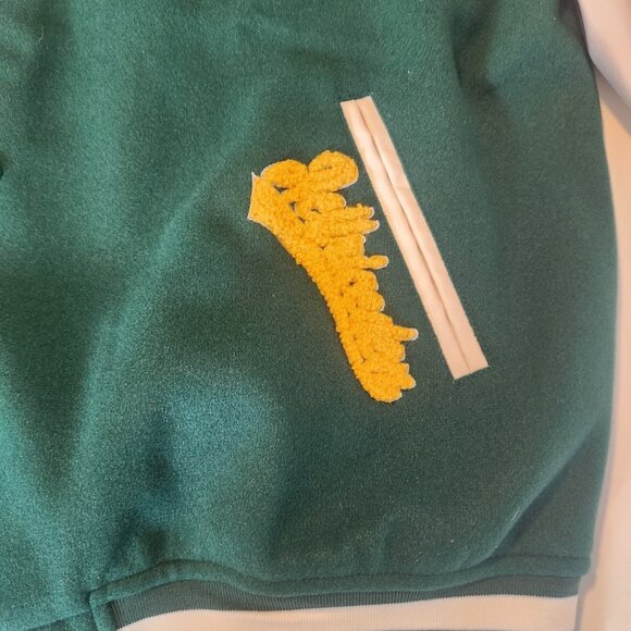 Elfric Eden Varsity Jacket Baseball Vintage Design Hip Hop Mens Small‎ NEW NWOT - Picture 4 of 16